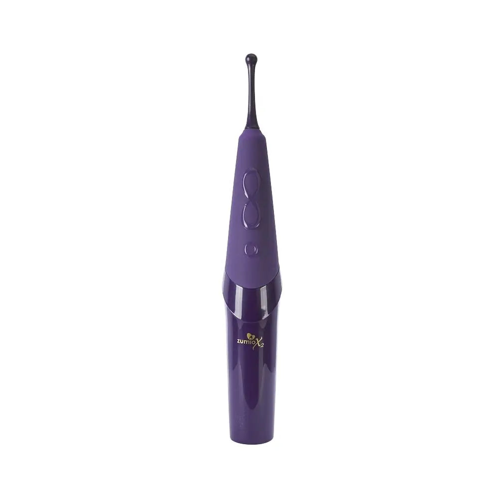 Zumio® Zumio X2 Clitoral Stimulator – SpiroTip Rotating Vibrator Dark Purple