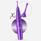 Zumio® Zumio X2 Clitoral Stimulator – SpiroTip Rotating Vibrator Dark Purple