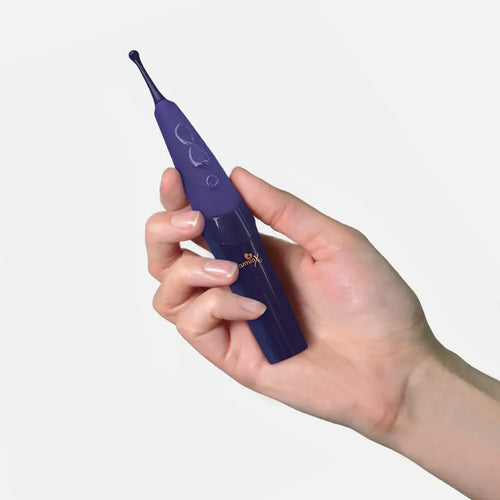 Zumio® Zumio X2 Clitoral Stimulator – SpiroTip Rotating Vibrator Dark Purple