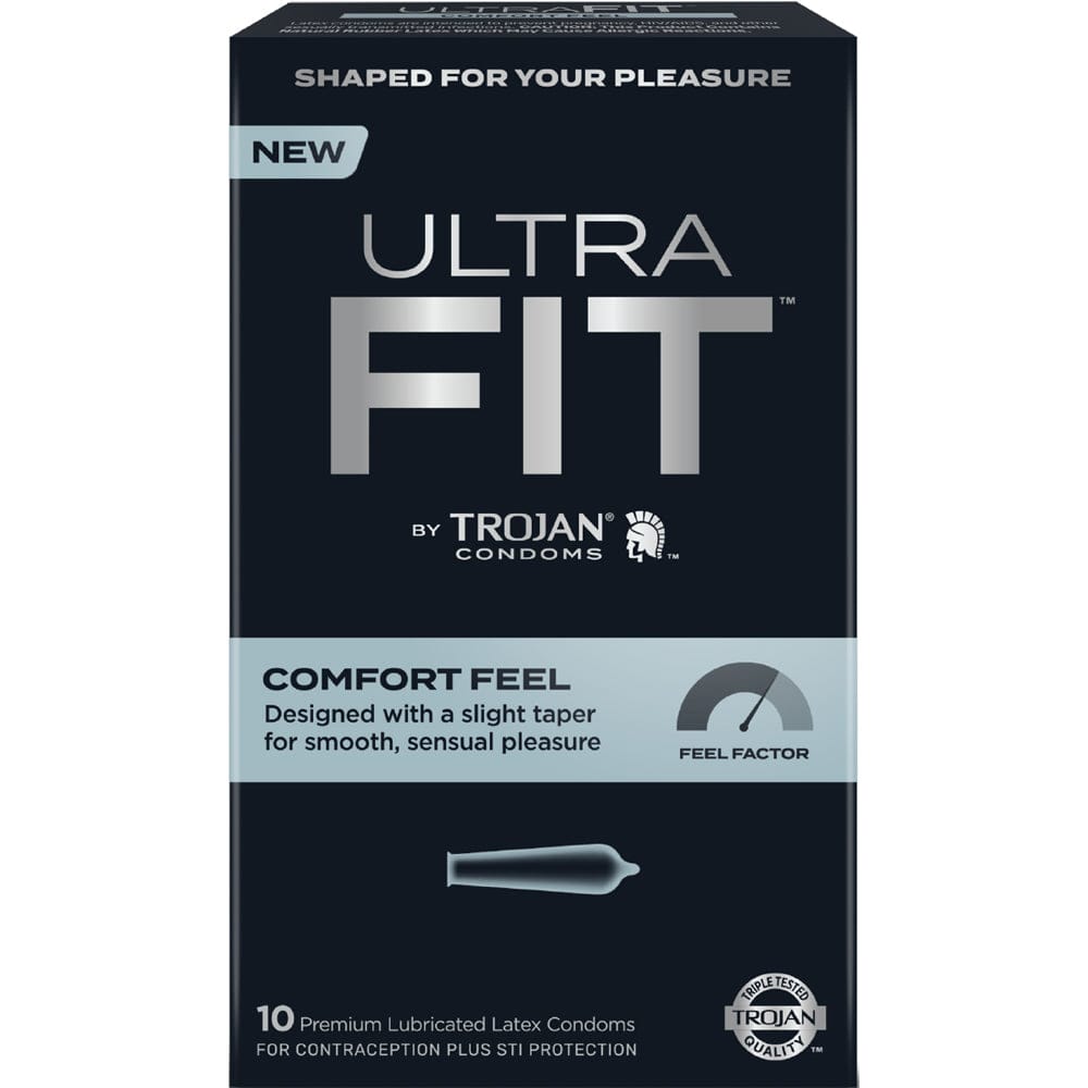 Trojan™ Ultra Fit™ Comfort Feel Condoms 10-Pack - Rolik®