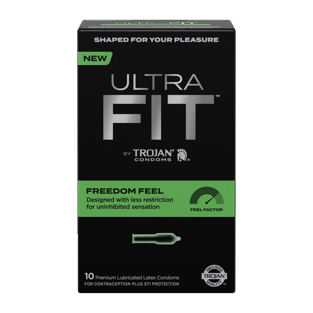 Trojan™ Ultra Fit™ Freedom Feel Condoms 10-Pack - Rolik®