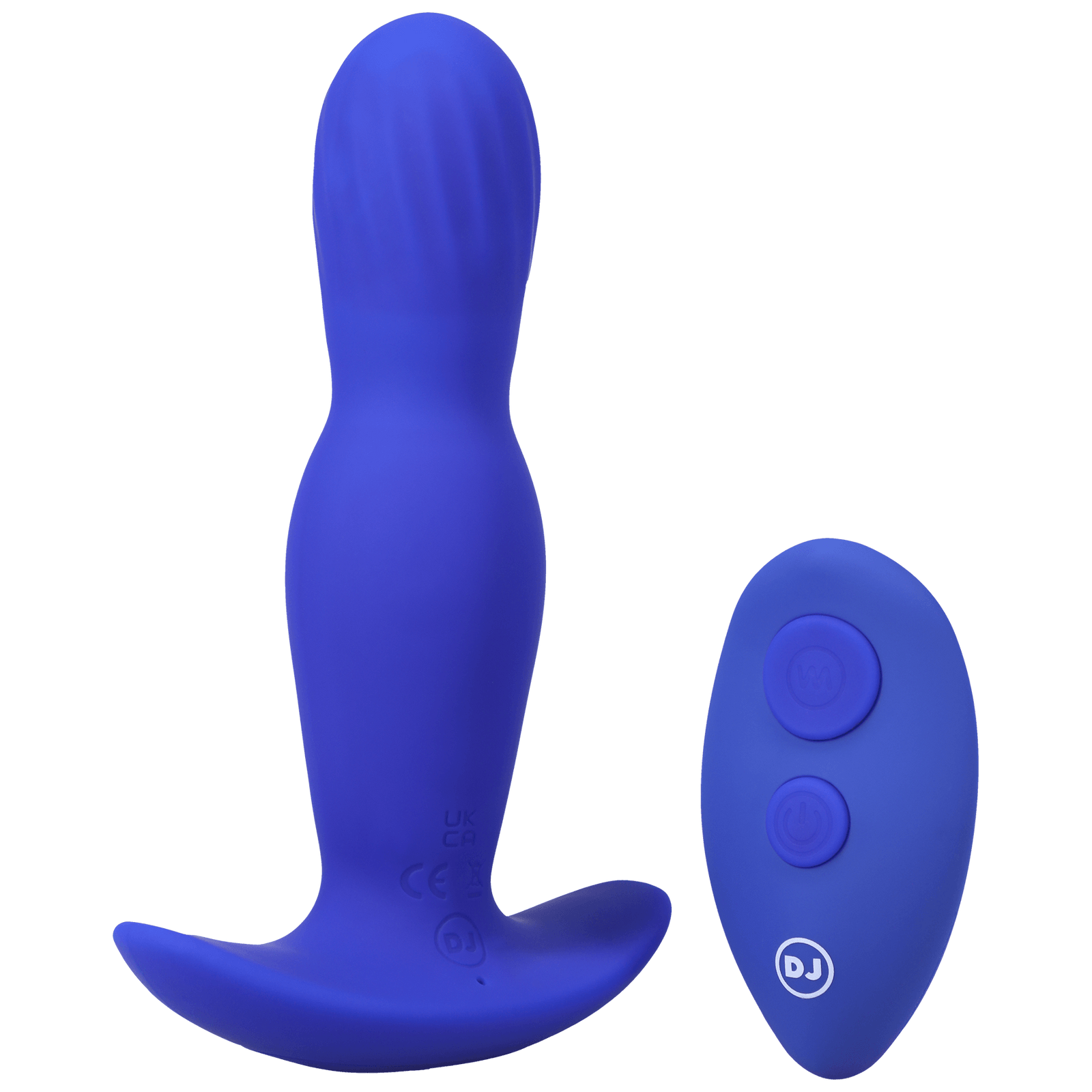 Doc Johnson® A-Play EXPANDER Rechargeable Silicone Anal Plug with Remote Blue - Rolik®