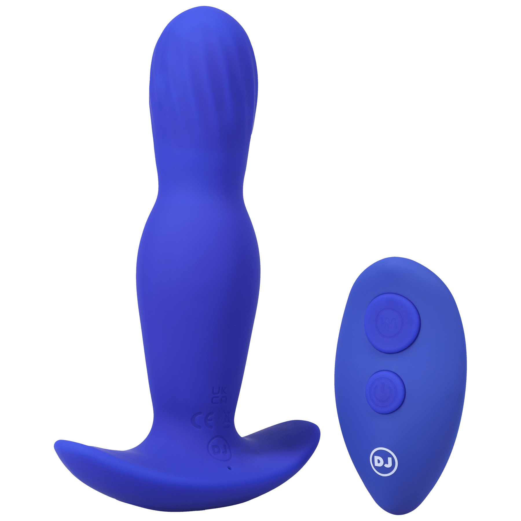 Doc Johnson® A-Play EXPANDER Rechargeable Silicone Anal Plug with Remote Blue - Rolik®