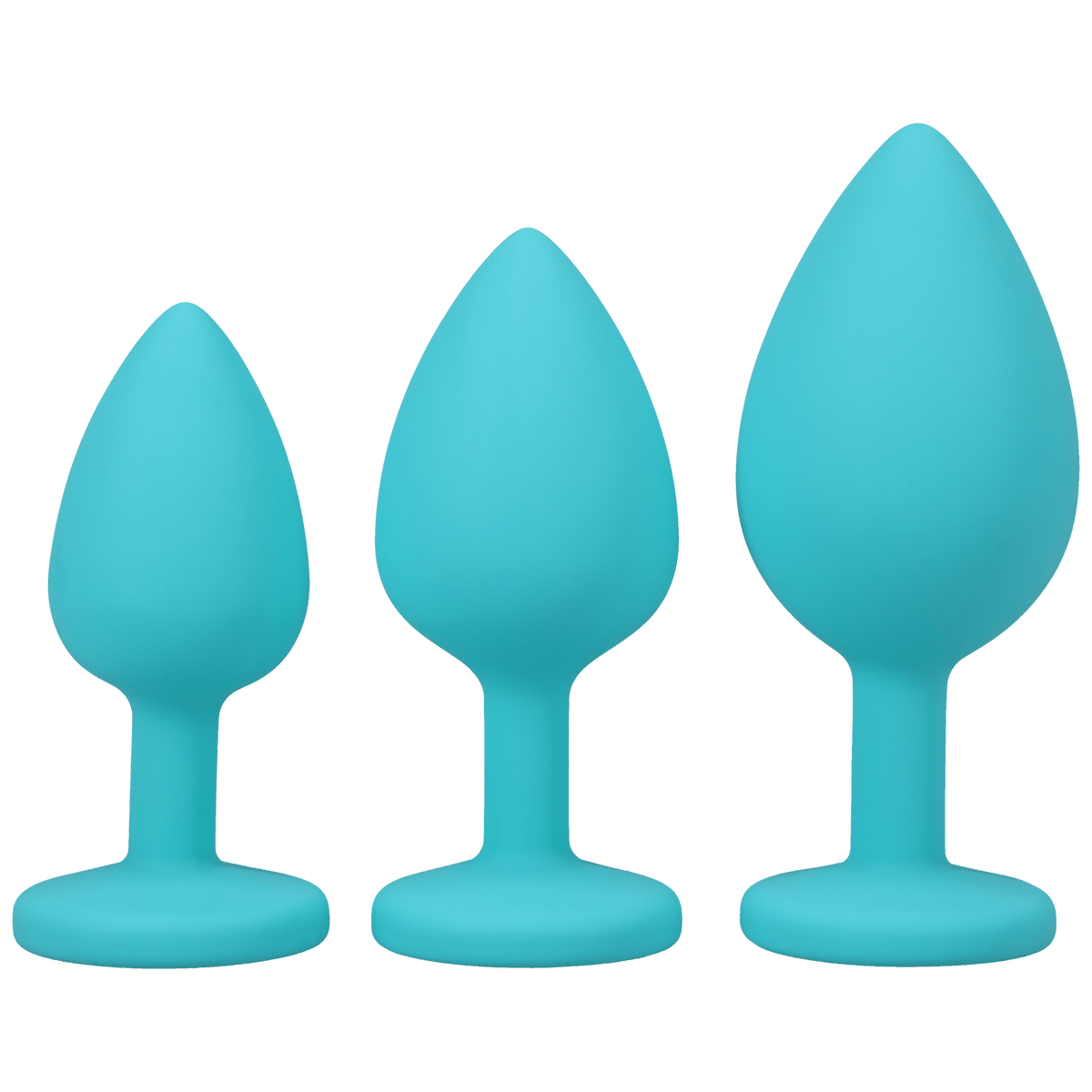 Doc Johnson® A-Play Silicone 3-Piece Trainer Set Teal - Rolik®