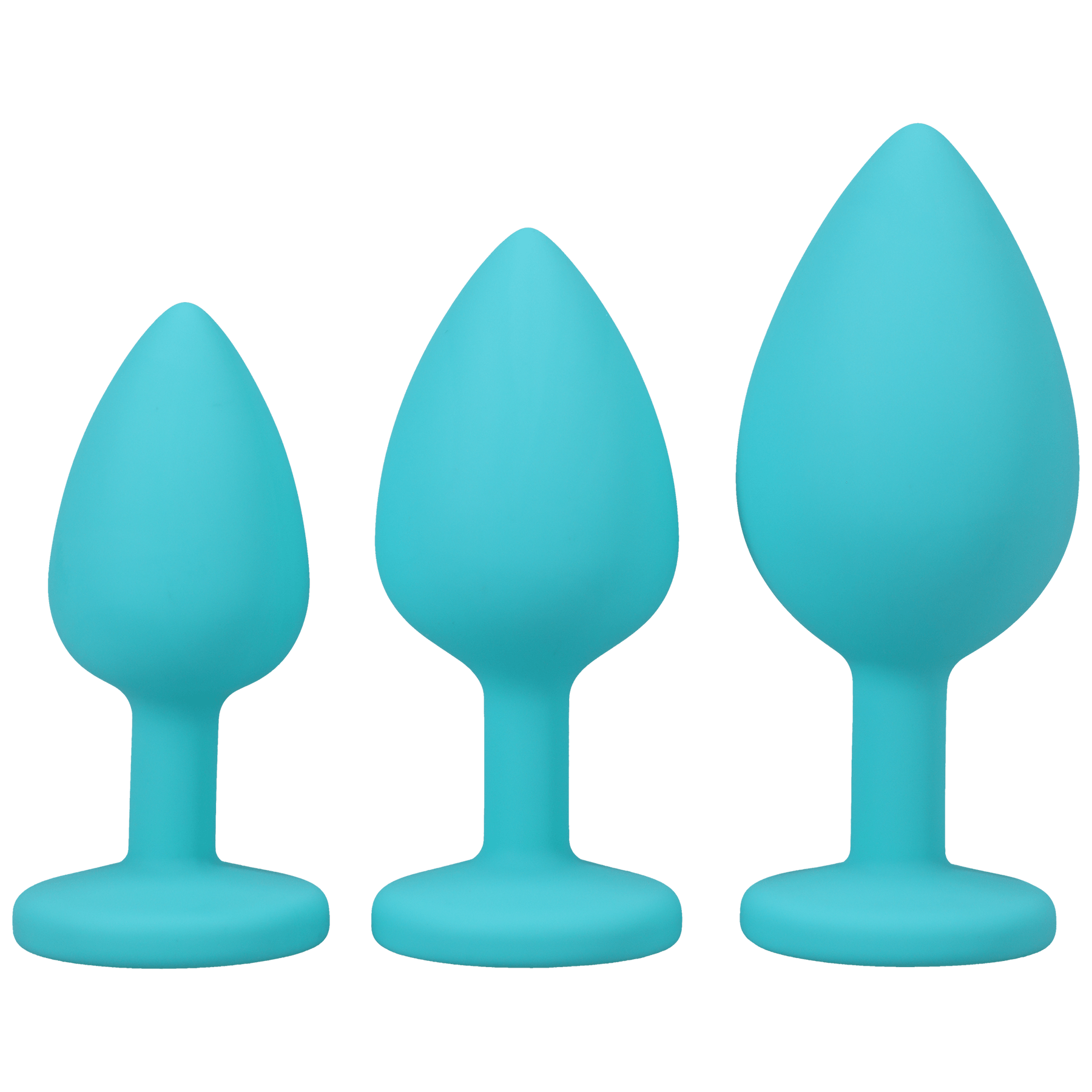Doc Johnson® A-Play Silicone 3-Piece Trainer Set Teal - Rolik®