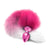 Nixie Metal Butt Plug With Ombre Tail Pink - Rolik®