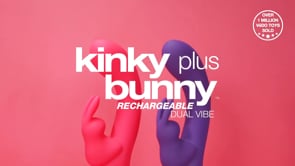 VeDO™ Kinky Bunny Plus Rechargeable Dual Vibe - Rolik®