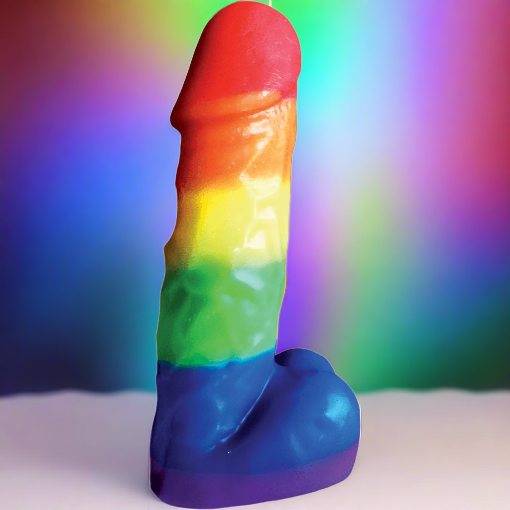 Hott Products Rainbow Penis Candle - Rolik®