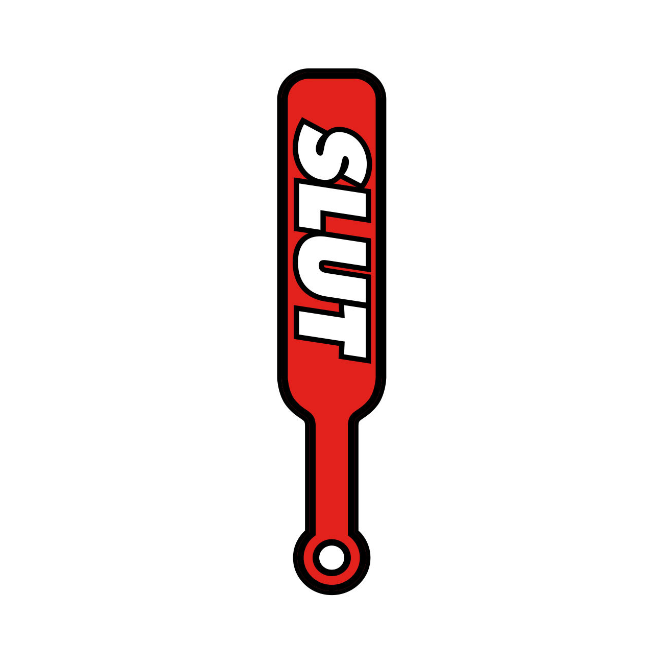 "Slut" Paddle Soft Enamel Pin by Wood Rocket - rolik