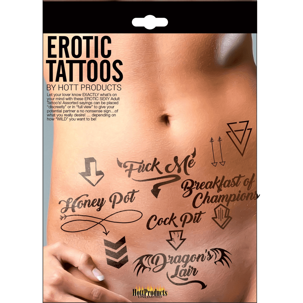 Erotic Temporary Tattoos by Hott Products - rolik