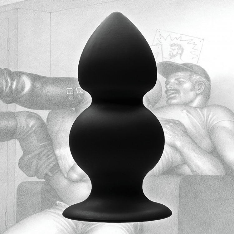 Tom of Finland Weighted Silicone Anal Plug by XR Brands - rolik