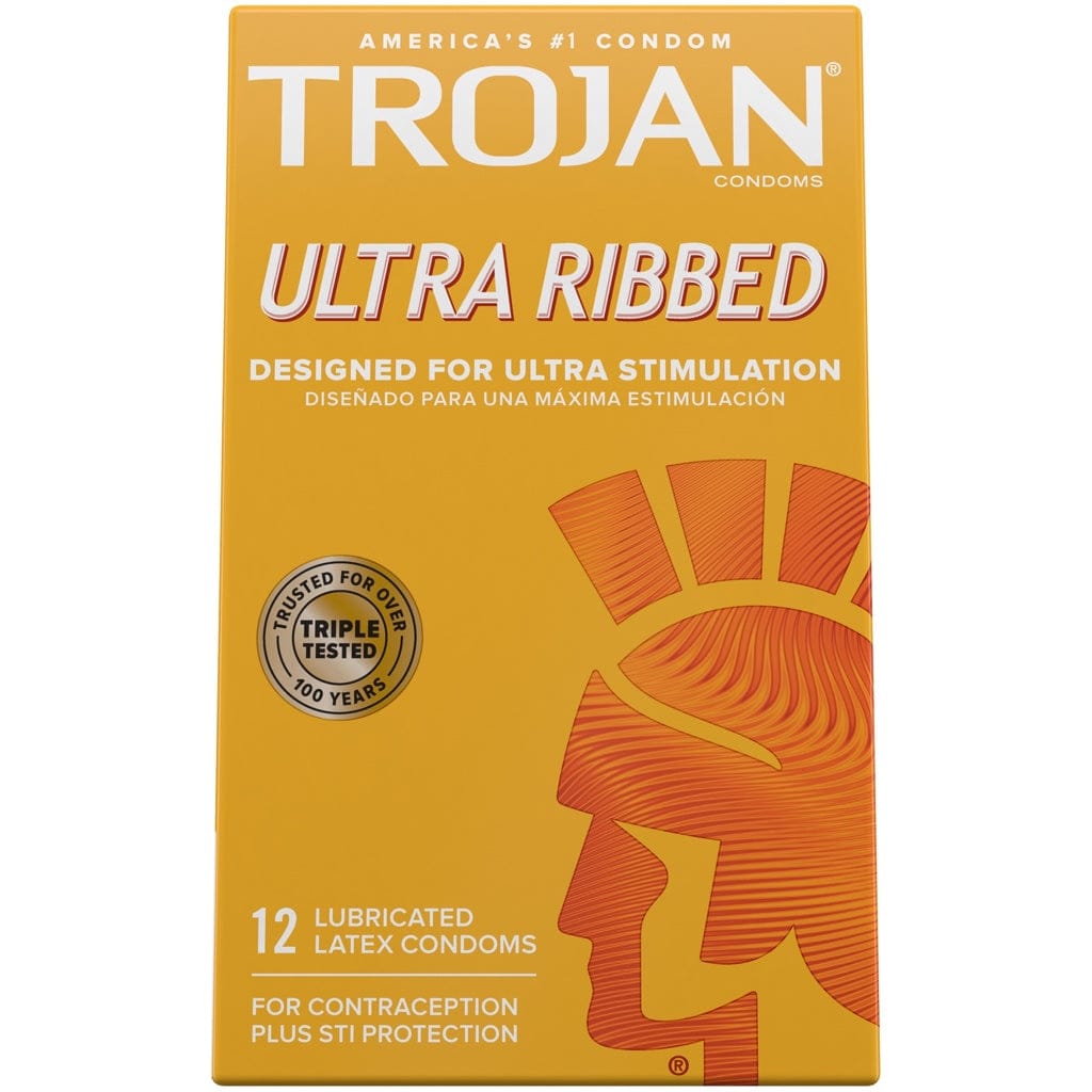 Trojan® Ultra Ribbed Lubricated Condoms - Rolik®