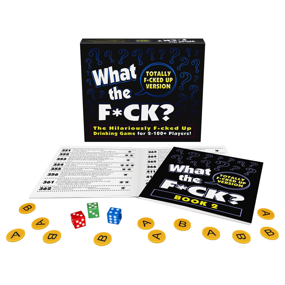 Kheper Games™ What the F*ck? Totally F*cked Up Version - The Hilariously F*cked Up Drinking Game - Rolik®
