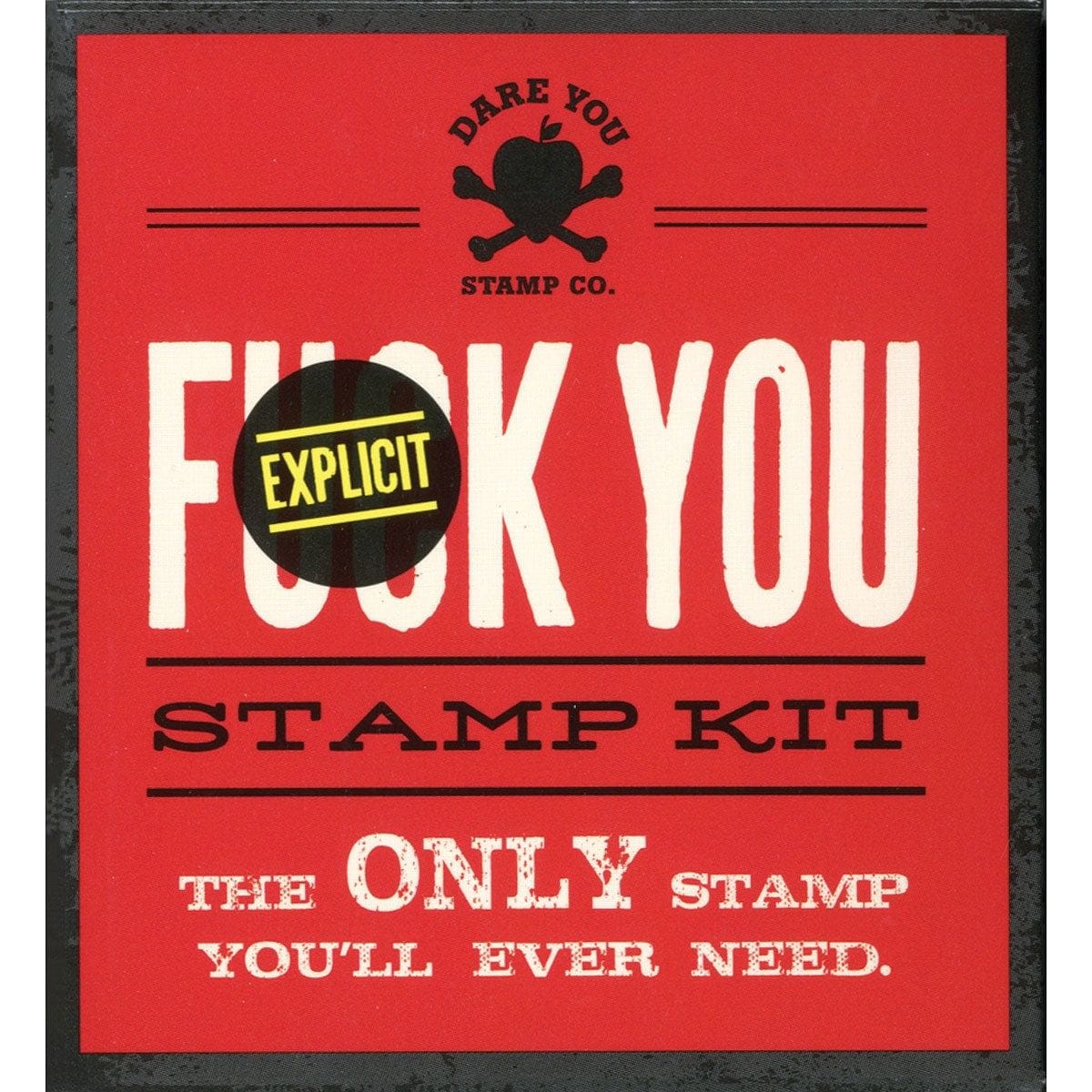 F*ck You Stamp Kit by Cider Mill Press - rolik