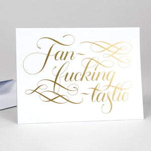 Calligraphuck Fan-F*cking-Tastic Notecards by Chronicle Books - rolik