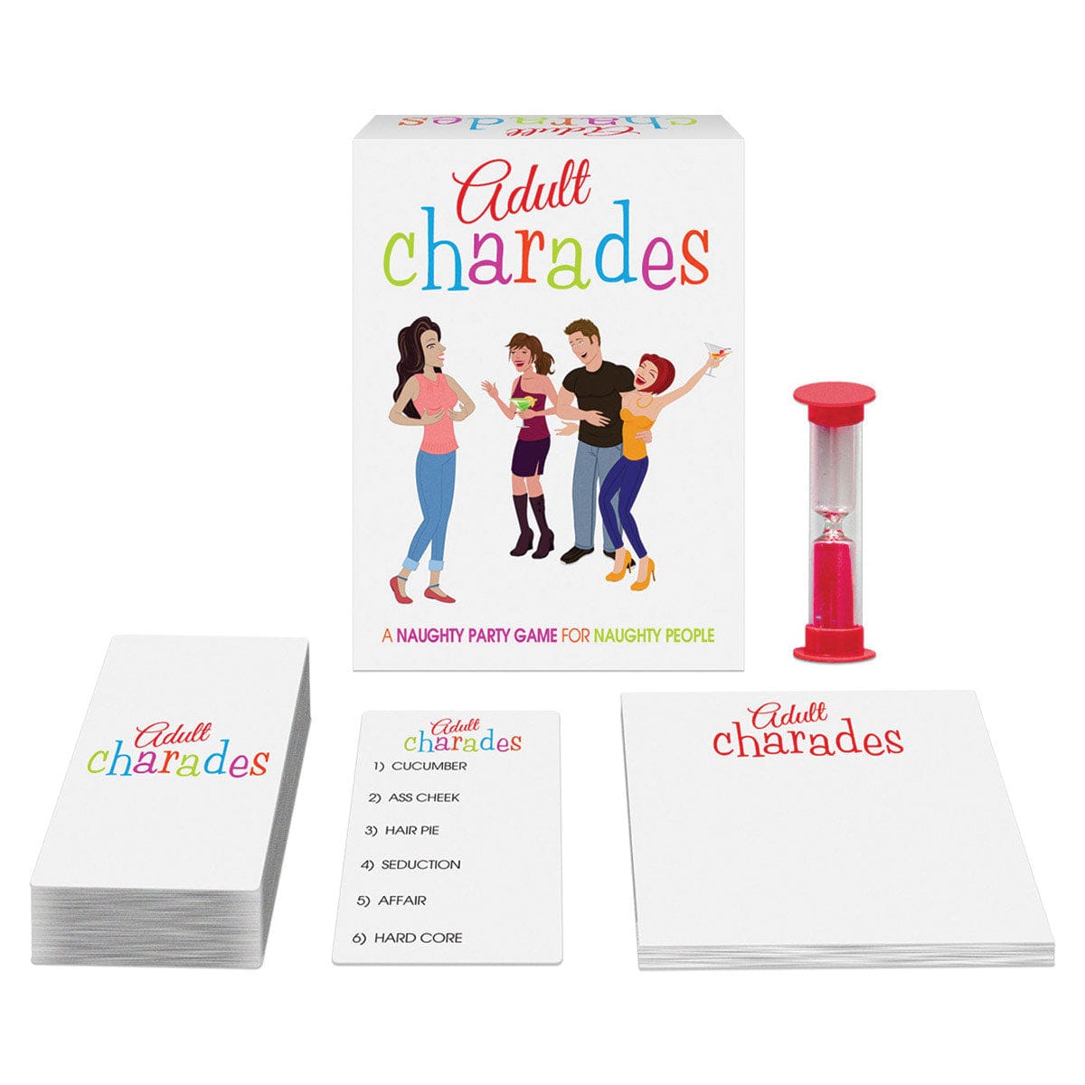 Kheper Games™ Adult Charades Game - A Naughty Party Game For Naughty People - Rolik®