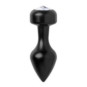 Master Series Spade Petite Jewel Aluminum Anal Plug by XR Brands - rolik