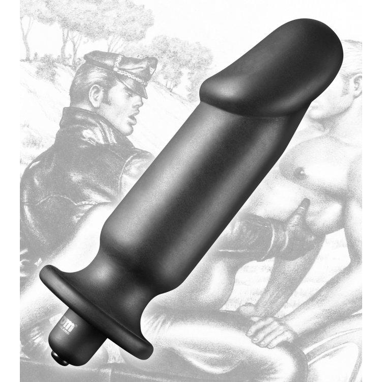 Tom of Finland Silicone Vibrating Anal Plug by XR Brands - rolik