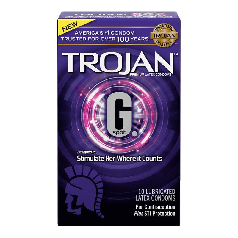 Trojan™ Her Pleasure™ G. Spot Condoms 10-Pack - Rolik®