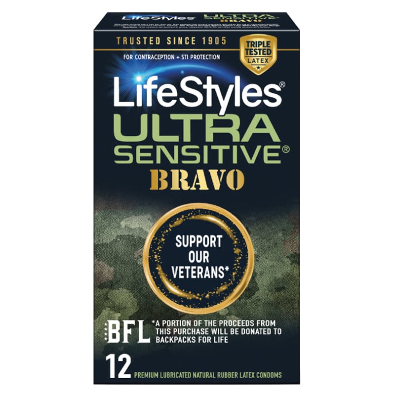 Lifestyles Ultra Sensitive Bravo Condoms 12-Pack - Rolik®