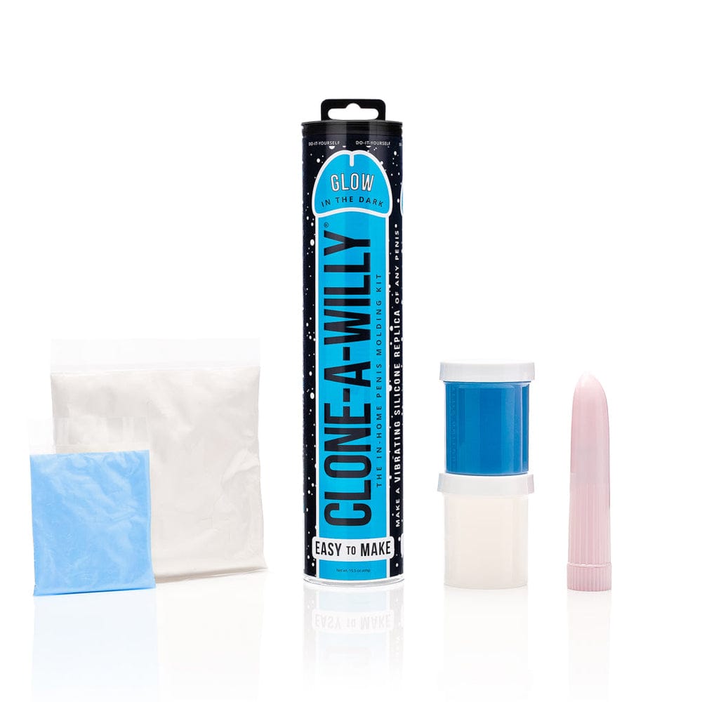 Clone-a-Willy® Glow-in-the-Dark DIY Dildo Kit Blue - Rolik®
