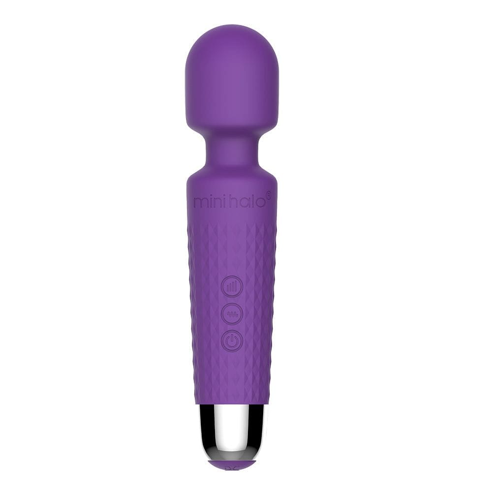 Mini Halo® Wireless 20x Wand Vibe Amethyst Purple - Rolik®