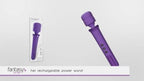 Pipedream® Fantasy For Her Rechargeable Power Wand Vibe- Rolik®