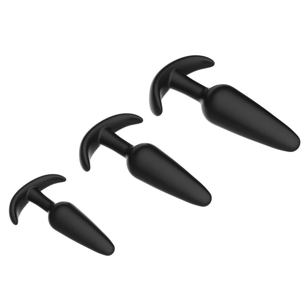Curious Level Up Anal Trainers 3 Piece Silicone Anchor Set - Rolik®
