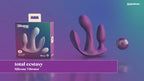 Vibrador de triple estimulación 3Some Total Ecstasy