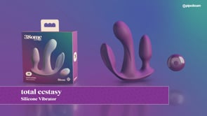 Vibrador de triple estimulación 3Some Total Ecstasy