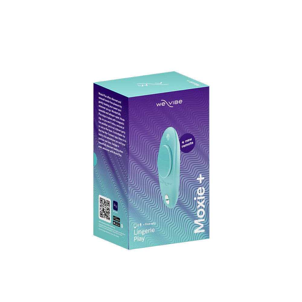 We-Vibe® Moxie+ Smart Remote Wearable Vibe Aqua - Rolik®