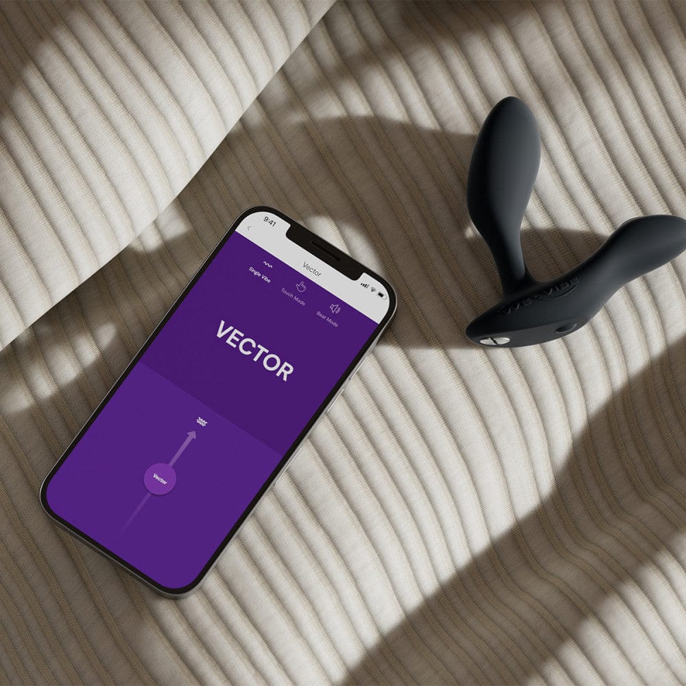 We-Vibe® Vector+ Remote Controlled Anal Rabbit Vibe - Rolik®