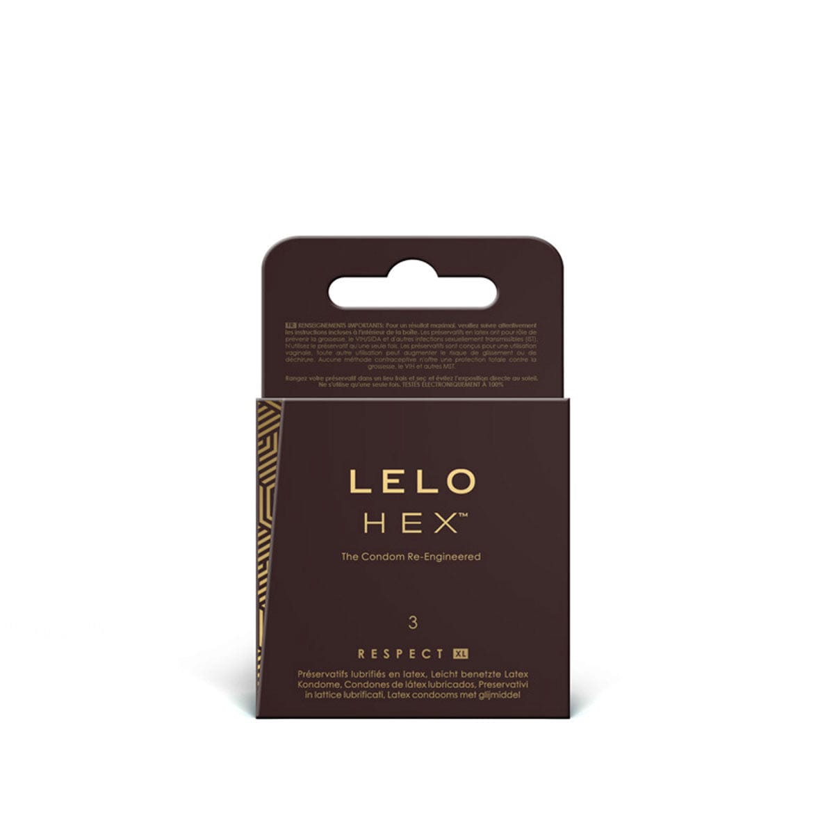 LELO Hex Respect XL Condoms 3-Pack - Rolik®