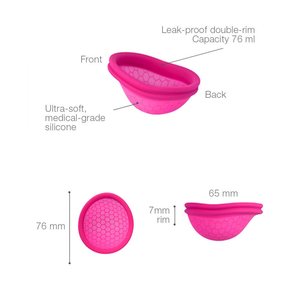 Intimina™ Ziggy Cup™ Flat-Fit Menstrual Cup - Rolik®