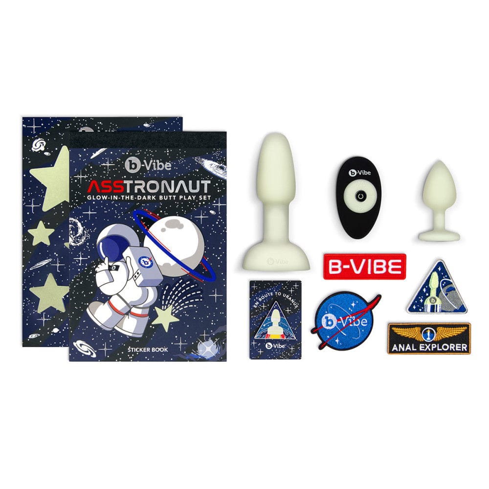 B-Vibe™ ASStronaut Glow-in-the-Dark Butt Play Set - Rolik®