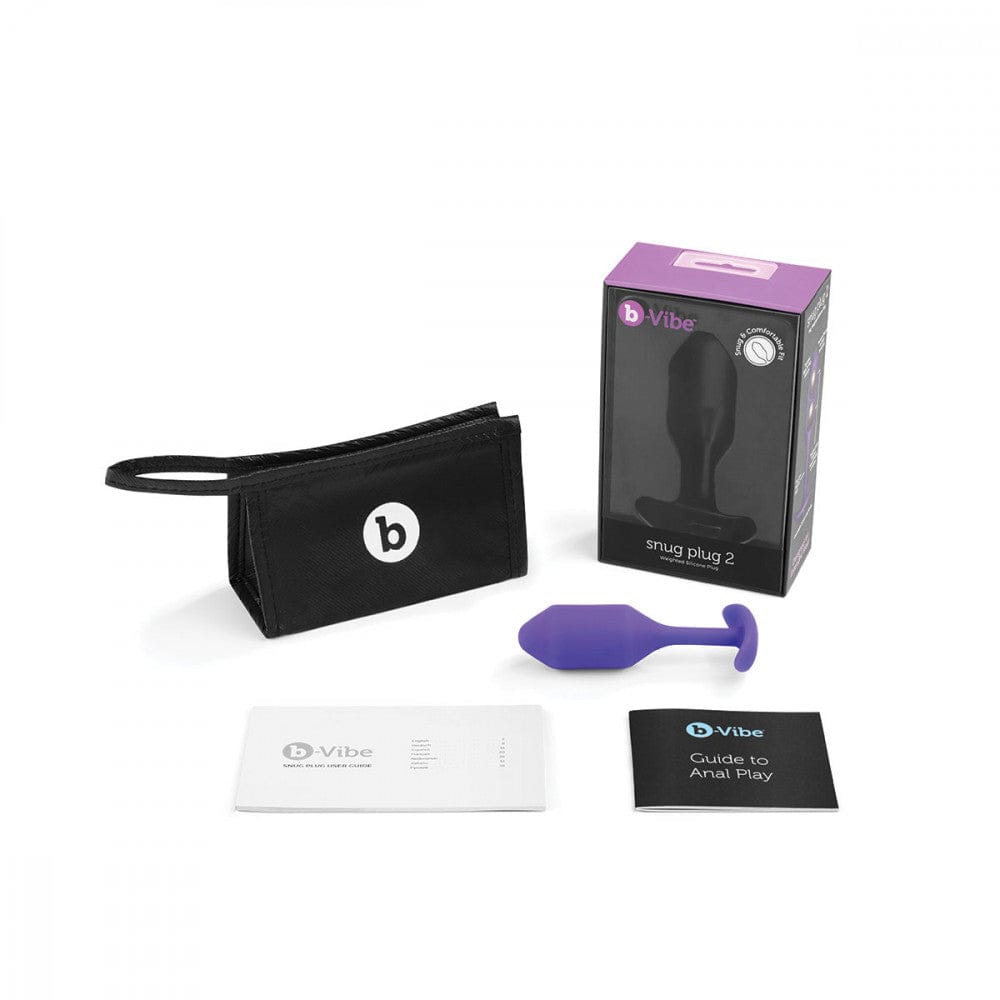 B-Vibe™ Snug Plug 2 (Medium) Purple - Rolik®