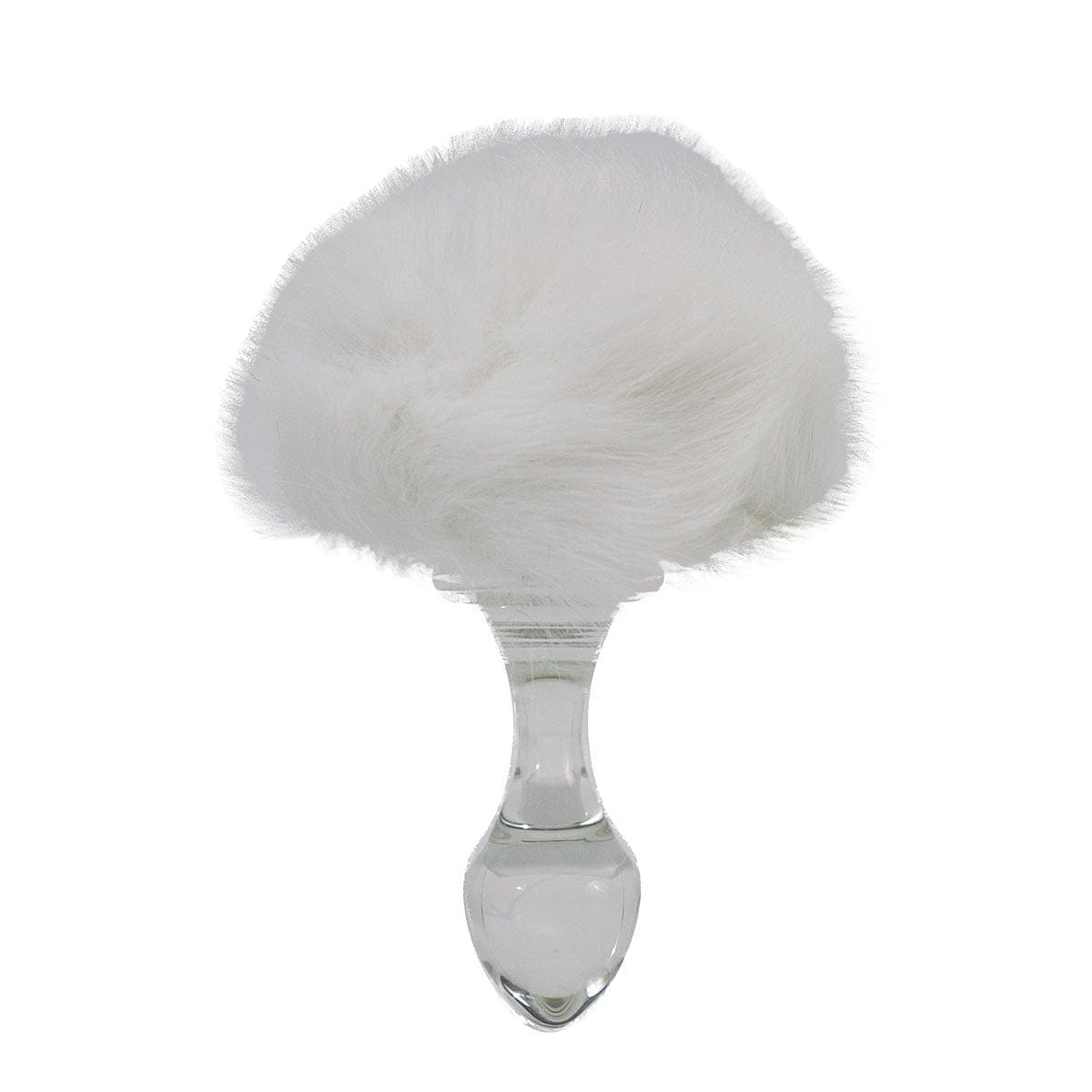 Glass Plug with Magnetic Bunny Tail by Crystal Delights - rolik
