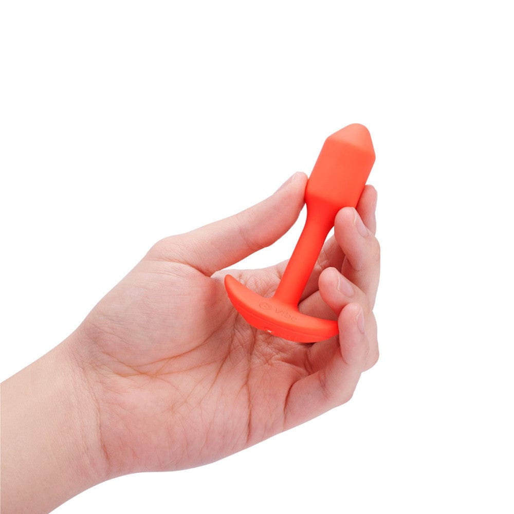 B-Vibe™ Vibrating Snug Plug 1 (Small) Orange - Rolik®
