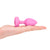 B-Vibe™ Vibrating Heart Plug Small/Medium Pink - Rolik®
