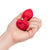 B-Vibe™ Vibrating Heart Plug Medium/Large Red - Rolik®