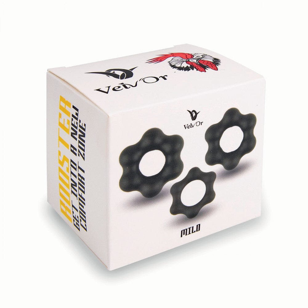 Velv'Or Rooster Milo Silicone C-Ring 3 Pack Set - Rolik®