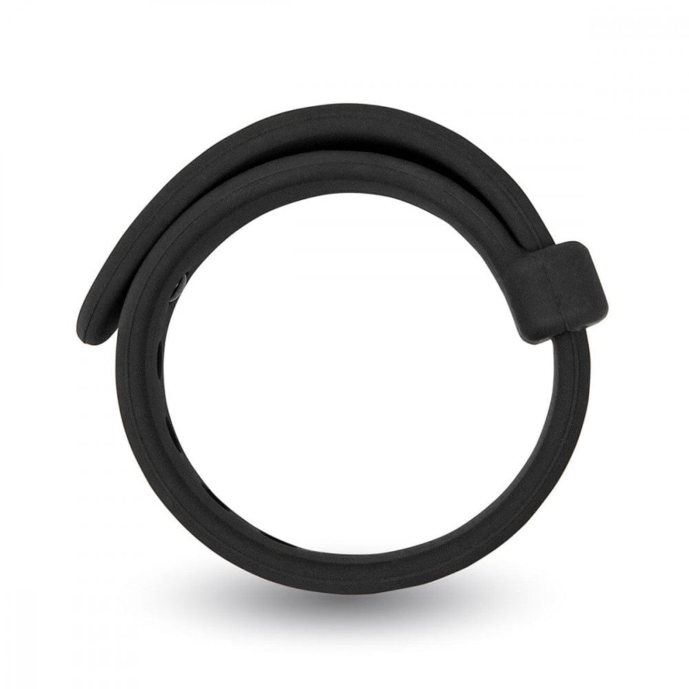 Velv'Or Rooster Jason Strap Style Adjustable Silicone C-Ring Black - Rolik®