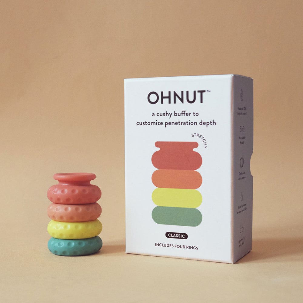 Ohnut™ Depth-Limiting Rings - Set of 4 Rainbow Classic - Rolik®