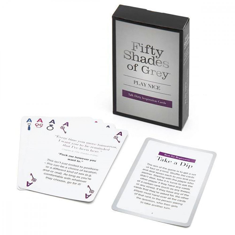 Fifty Shades of Grey Play Nice Talk Dirty Cards - Rolik®