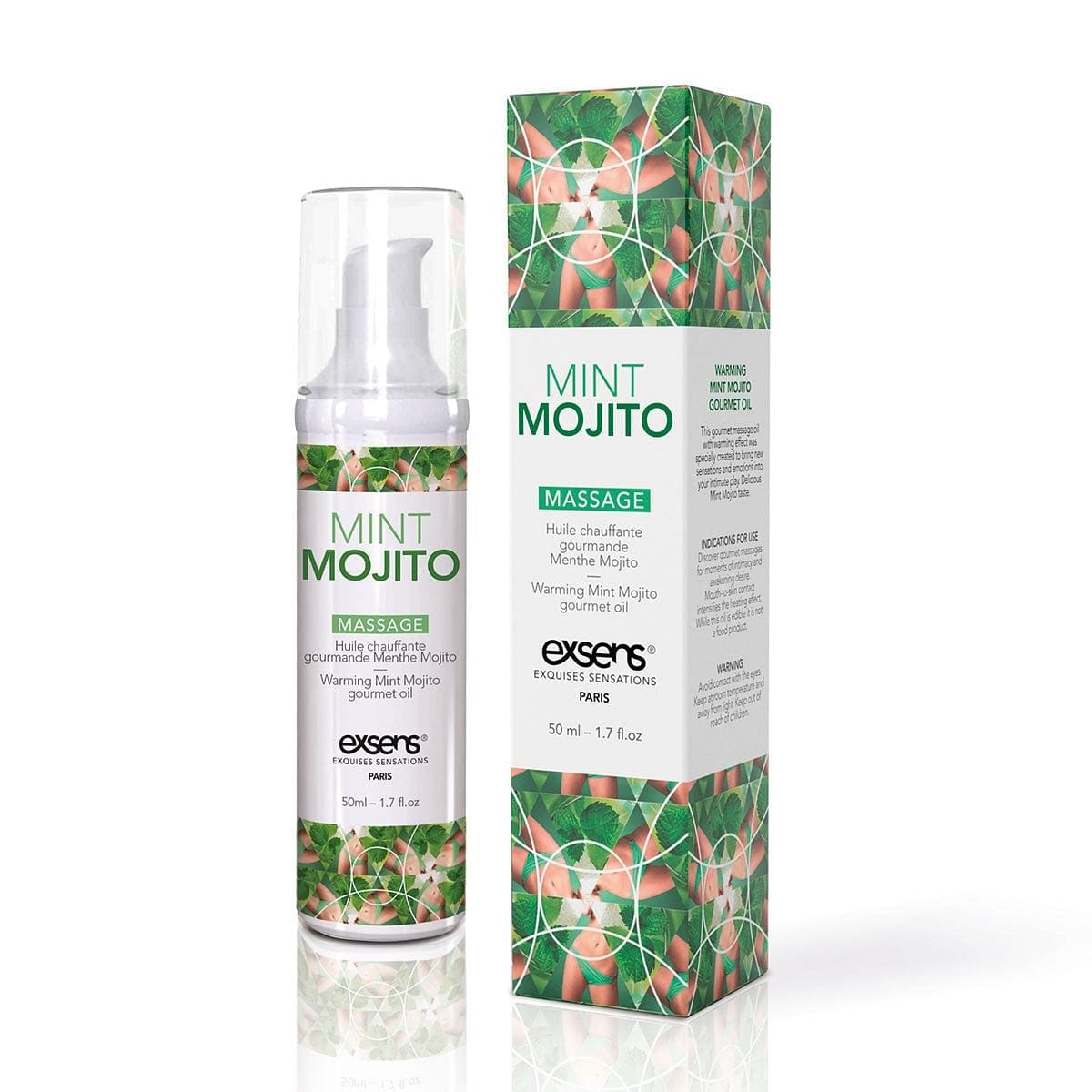 Exsens® Mint Mojito Warming Massage Oil - Rolik®