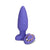 Nu Sensuelle Andii Vertical Roller Motion Plug with Remote Ultraviolet Purple - Rolik®