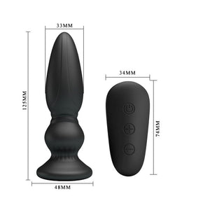 Mr. Play® Vibrating Remote Anal Plug - Rolik®