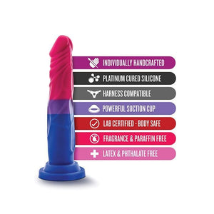 Blush Novelties® Avant Bisexual Pride P8 Dildo - Rolik®