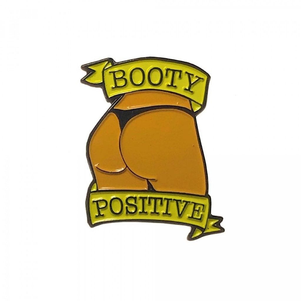 Geeky and Kinky Booty Positive Pin Medium Tone - Rolik®