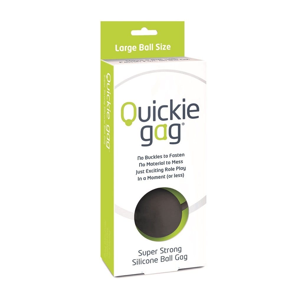 Creative Conceptions Quickie Ball Gag Large Black - Rolik®